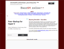 Tablet Screenshot of base64online.com