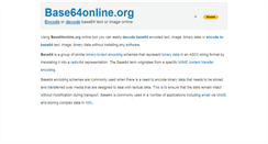 Desktop Screenshot of base64online.org